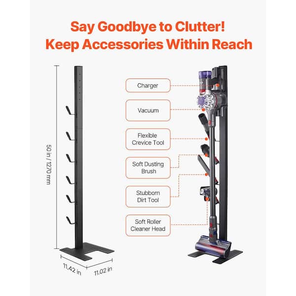 VEVOR Vacuum Stand, Compatible With Dyson, Stable Vacuum Stand