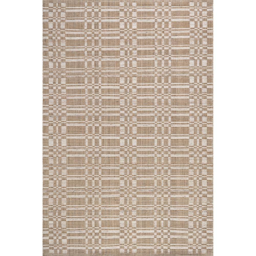 Austin Geometric Beige 10 ft. x 14 ft. Indoor/Outdoor Patio Rug price history on PriceWatchPro