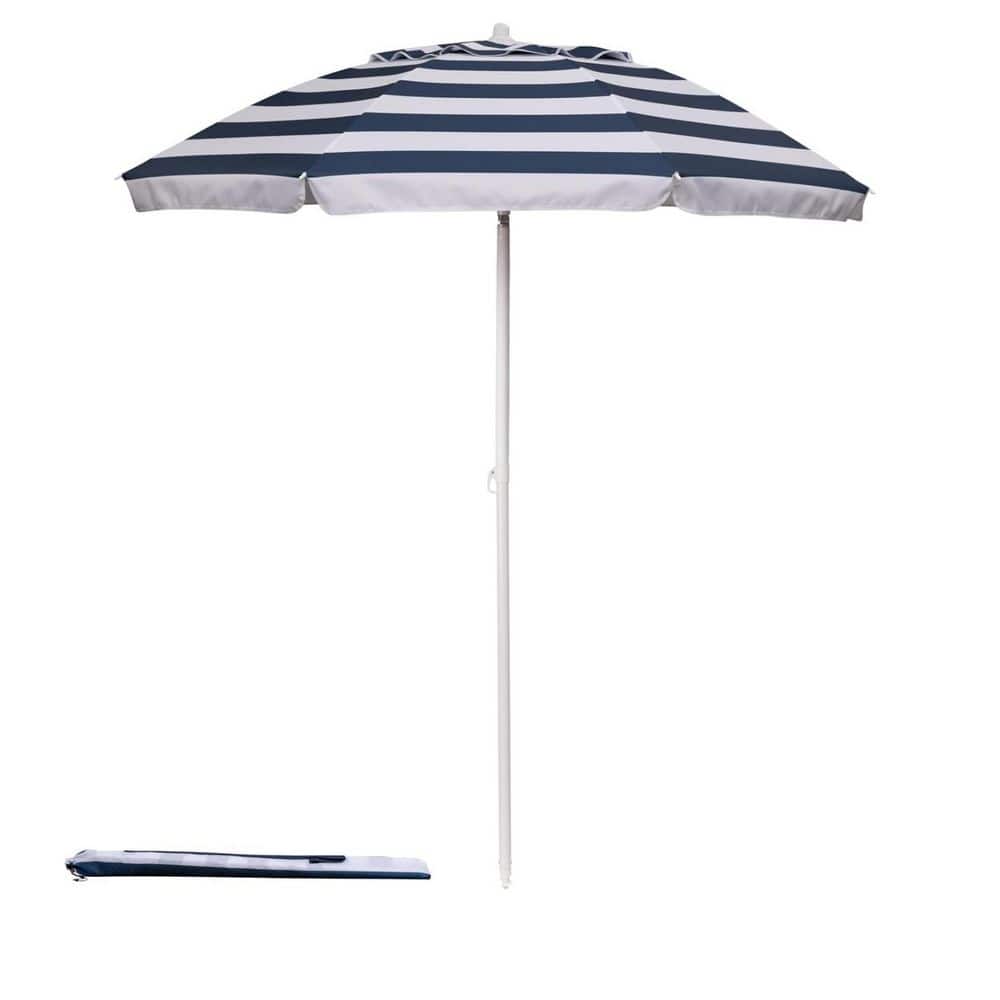 blue patio umbrella with white pole Aqua Outdoors Heavy Duty, Wind-Stable, Adjustable Tilt & Height Sun Shade for Pool, Deck, Backyard Rust-Free Frame Easy fashion conscience and high quality products for all of your customer needs California Umbrella Newport 11' Patio