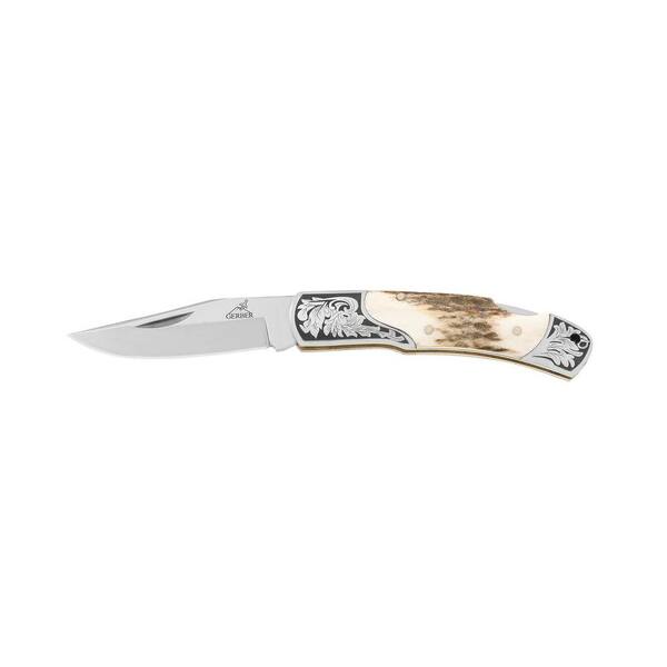 Gerber 2.5 Double Bolster Stag Knife