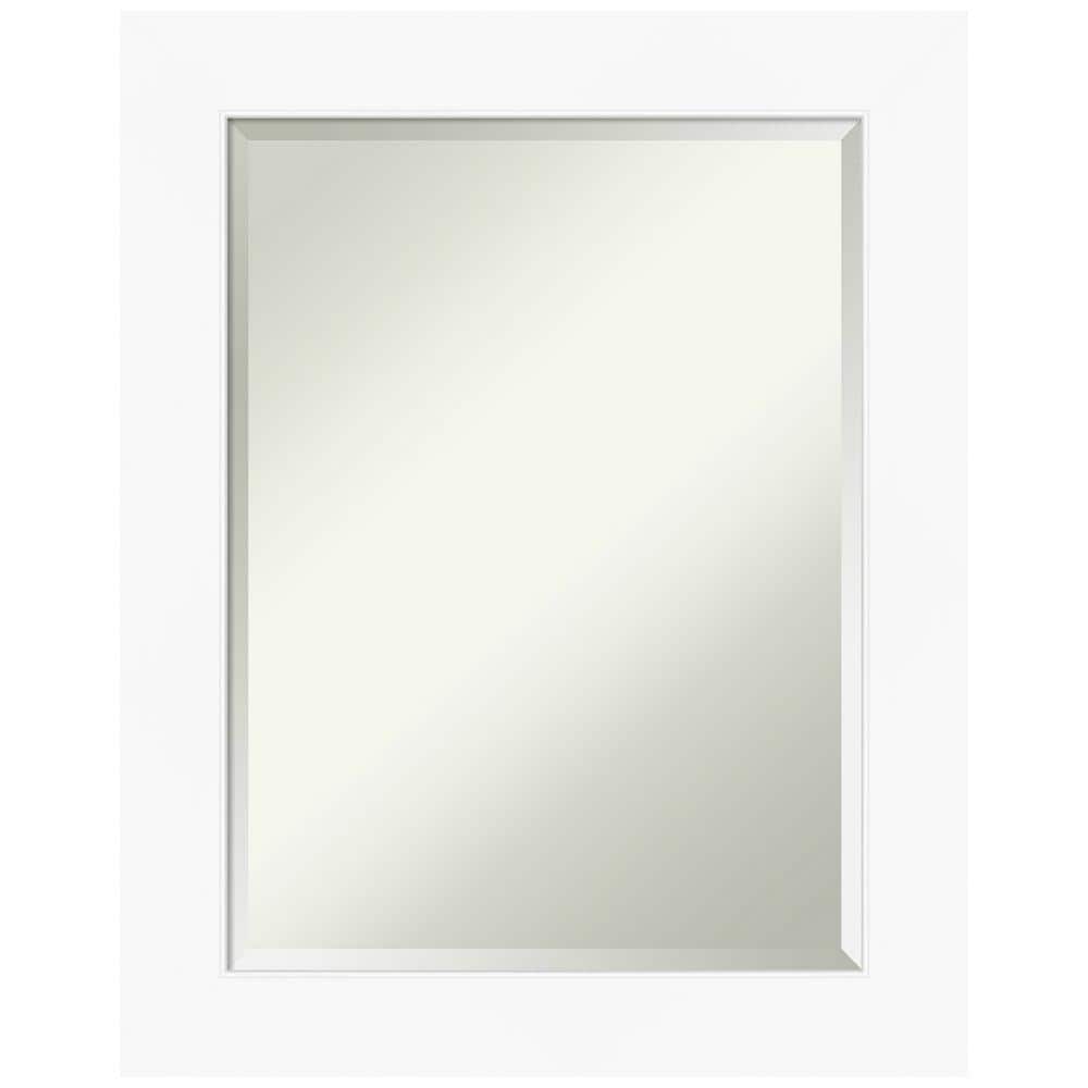 Cabinet White Sleek Rectangular Bathroom Wall Mirror - 23.5 x 29.5 in