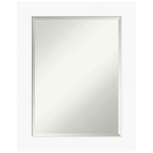 Cabinet White 23.5 in. H x 29.5 in. W Framed Wall Mirror