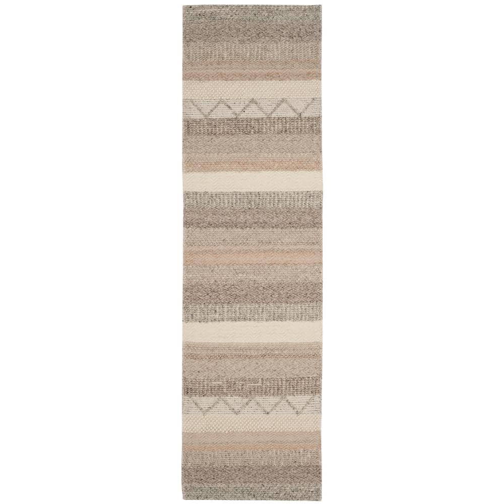 Natura Beige 2 ft. x 12 ft. Striped Gradient Runner Rug price history on PriceWatchPro