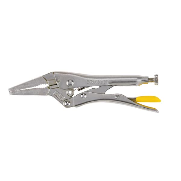 6-1/2 Heavy-duty Chain Nose Pliers W/ Springs and Comfort Grip