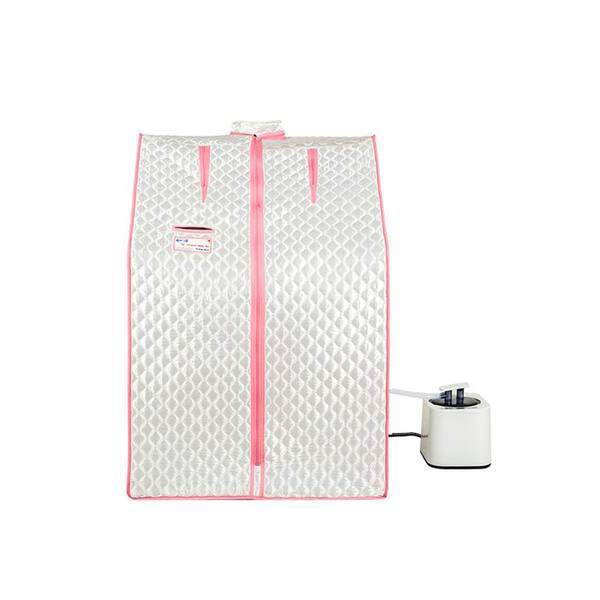 Unbranded 1-Person Silver Half Body Steam Portable Sauna Tent With Folding Chair