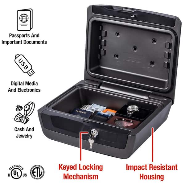 Sentry Safe Medium Chest　耐火防水金庫 SentrySafe 0.36 cu. ft. Fireproof & Waterproof Safe Box CHW30100