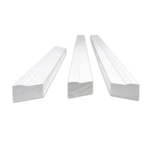 Edge WM366 3/4 in. D x 2-1/4 in. W x 84-1/2 in. L White