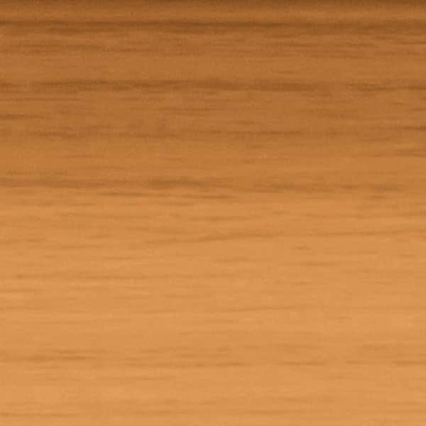 Chestnut Cordless Room Darkening Premium Faux Wood Blind/Shade with 2 in. Slats - 2 in. W x 2.5 in. L