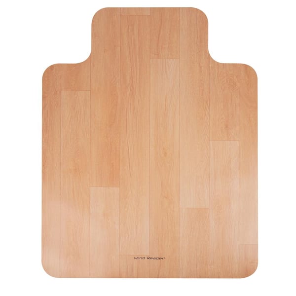 Aothia | Office Hardwood Floor Chair Mat Anti-Slip Home Chair Mat Brown / 36 x 55