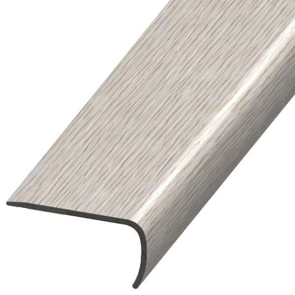 DuraDecor Liz Marie's Modern Maven Pebble Beach 1 in. T x 2 in. W x 94 in. L Stair Nose Molding