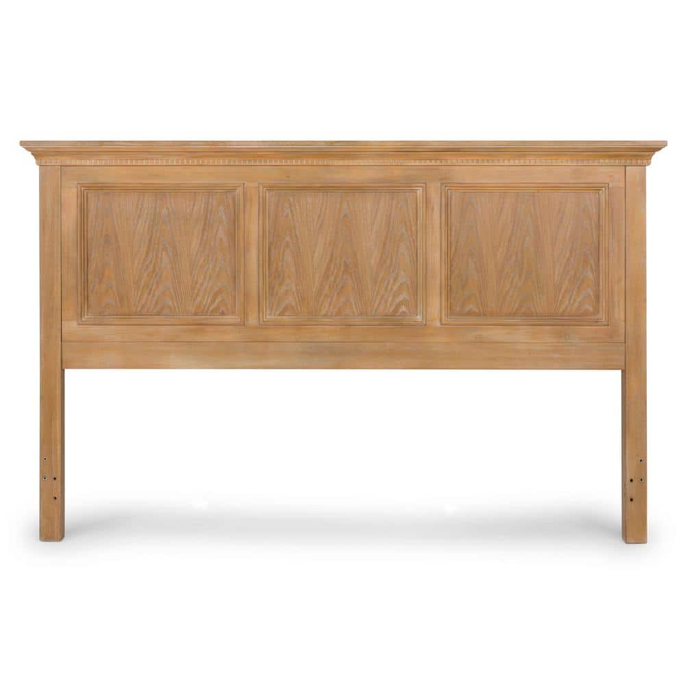 HOMESTYLES Manor House King Natural Panel Headboard 5504601 The Home Depot