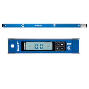 48 in. to 78 in. True Blue Extendable Box Level with 9 in. Magnetic Digital Torpedo Level (2-Piece)