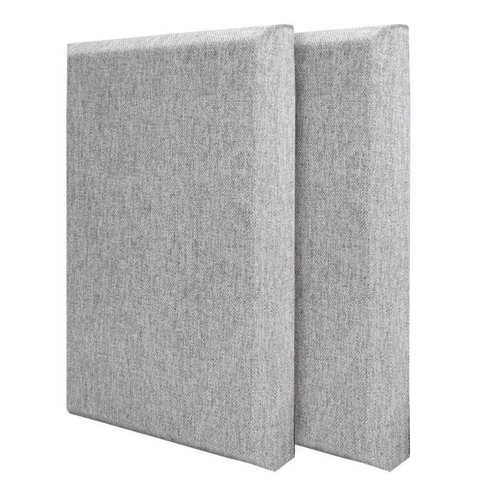 Wellco 1 in. x 24 in. x 48 in.Grey Fabric Sound Absorbing Acoustic