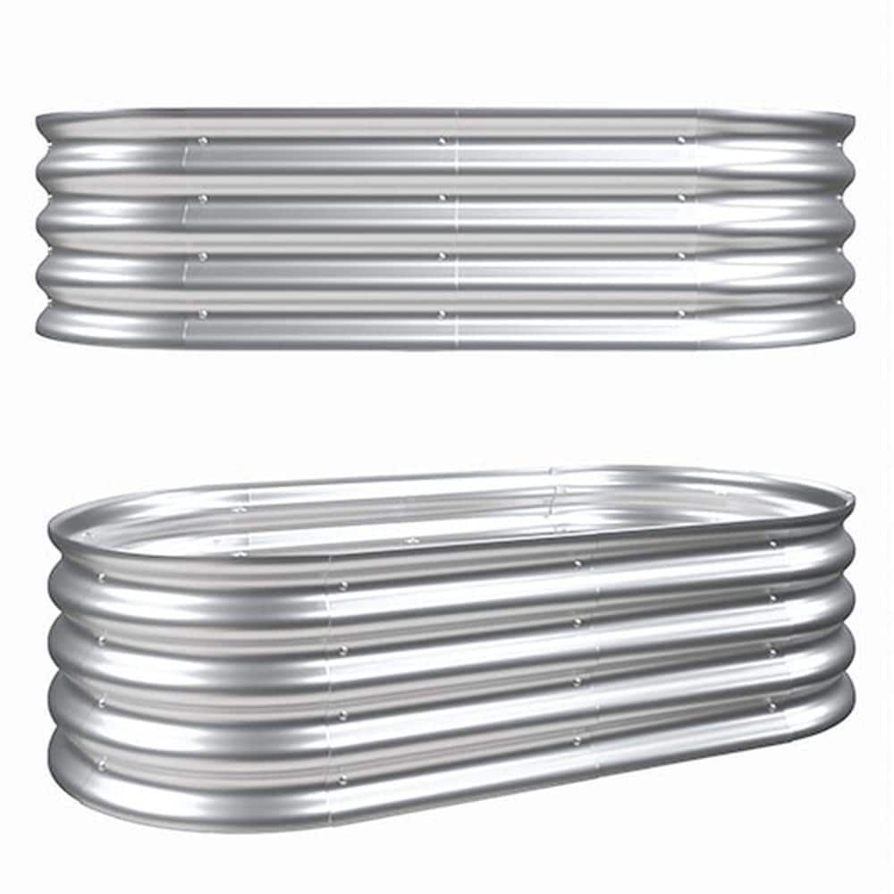 2-Pack 4 ft. x 2 ft. x 1 ft. Galvanized Raised Garden Bed Kit for Vegetables, Flowers and Herbs price history on PriceWatchPro