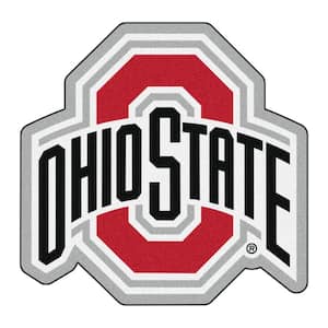 NCAA Ohio State University Gray 3 ft. x 4 ft. Specialty Area Rug