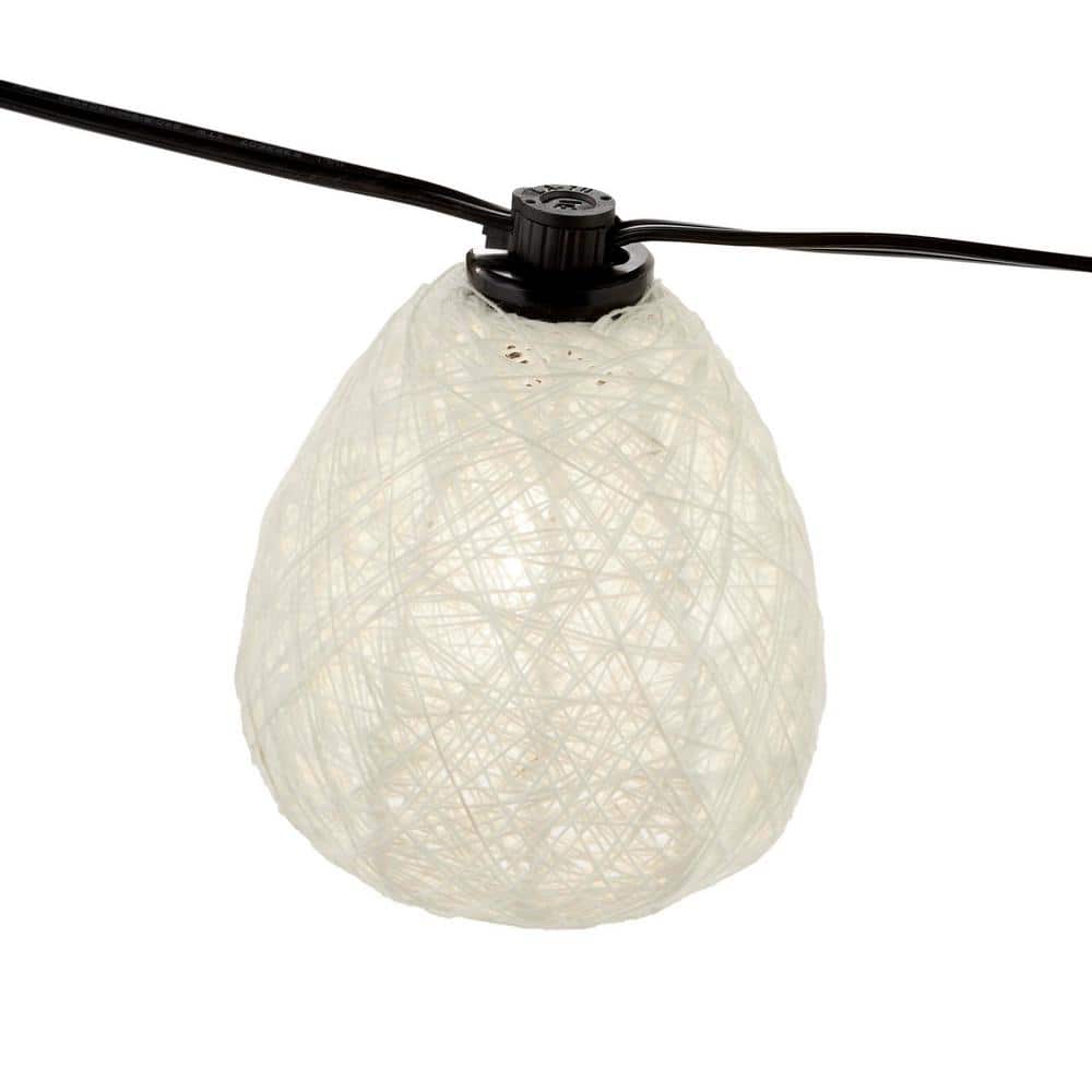 White Warm White LED Outdoor Mini Bulb String Light