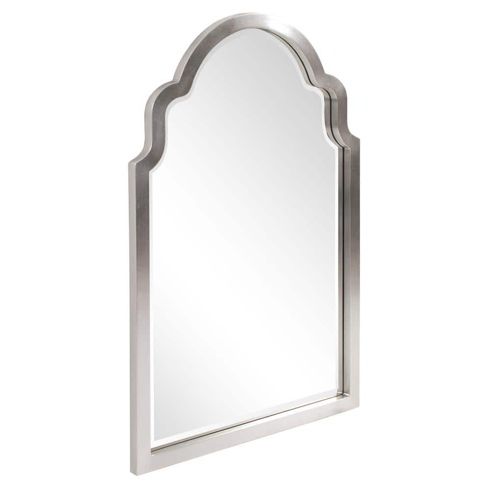 Sultan Archway Silver Leaf Wood Framed Decorative Mirror 24x36
