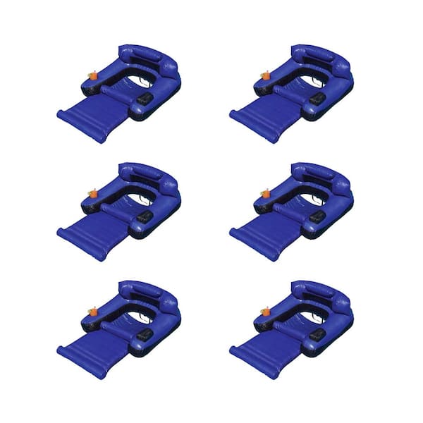 Swimline Swimming Pool Fabric Inflatable Ultimate Float Lounger Chair (6-Pack)