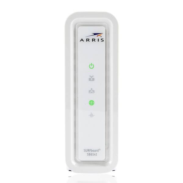 ARRIS SURFboard DOCSIS 3.0 8 x 4 SB6141 Cable Modem Refurbished