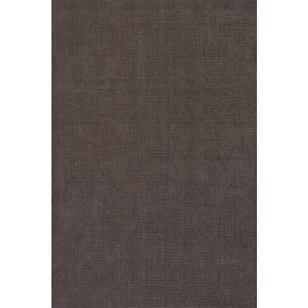 Nate Berkus x Rugs Crosby Solid Wool Cozy Taupe 6 ft. x 9 ft. Indoor Area Rug