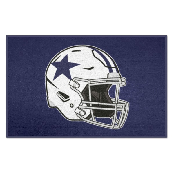 FANMATS Dallas Cowboys Navy 2 ft. x 3 ft. Starter Mat Area Rug