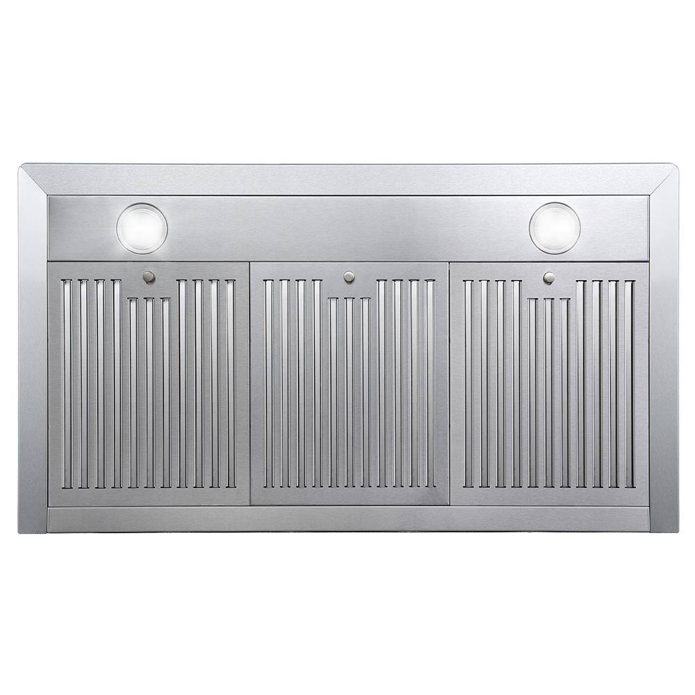 36-Inch Stainless Steel Wall Mount Convertible Range Hood
