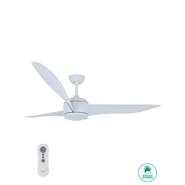 Lucci Air Nordic 56 in. 3-Blade Blue Ceiling Fan