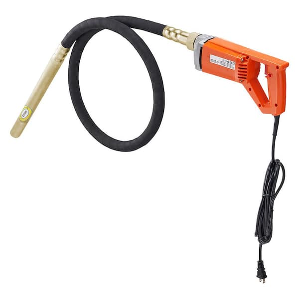 Handheld Concrete Vibrator, 800W Electric Vibrator 13000 VPM, 6.6 ft. / 2 m Shaft Rod, Portable, Remove Air Bubble