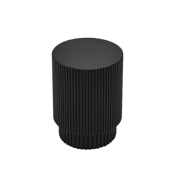 Sudzendf 15.2 in. Round H-Barrel Magnesium Oxide Coffee Table, Durable, Waterproof