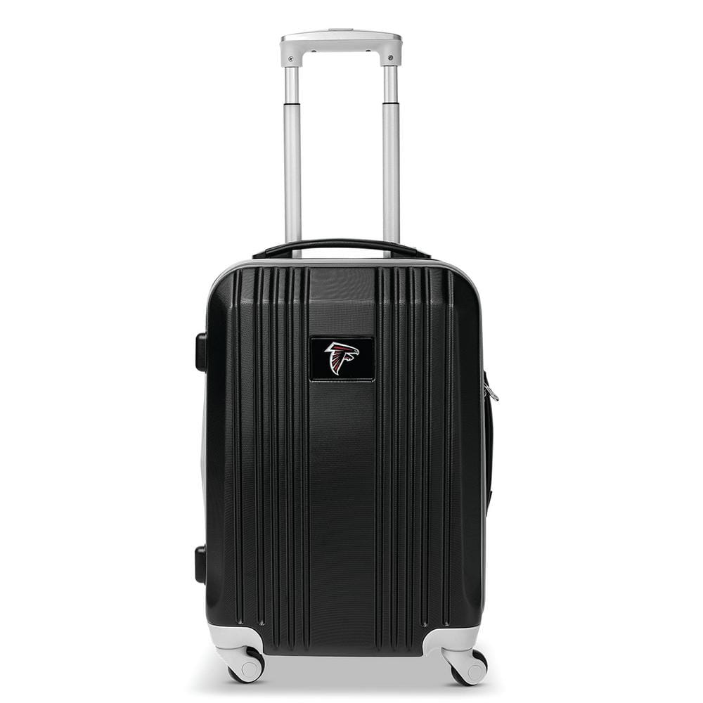 Denco NFL Atlanta Falcons Black 21 in. Hardcase 2-Tone Luggage