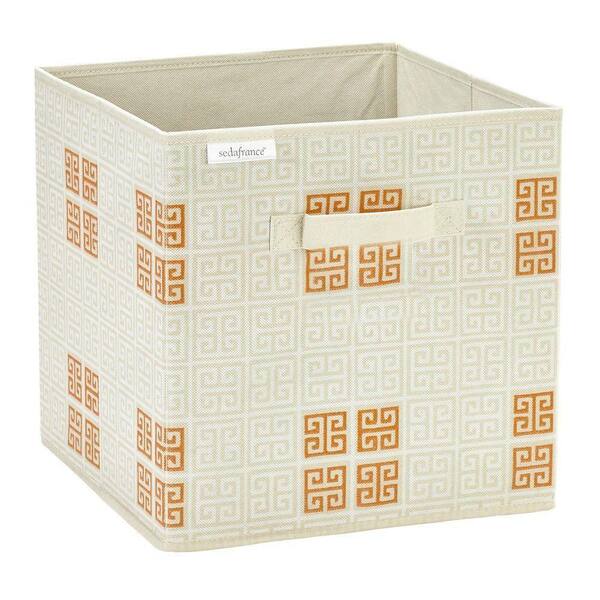 Seda France Polypropylene Storage Cube in Cameo Key Cream