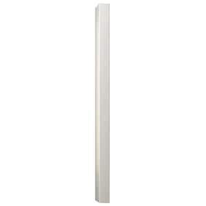 4 in. x 4 in. x 8 ft. White Vinyl Ivory Fence Post