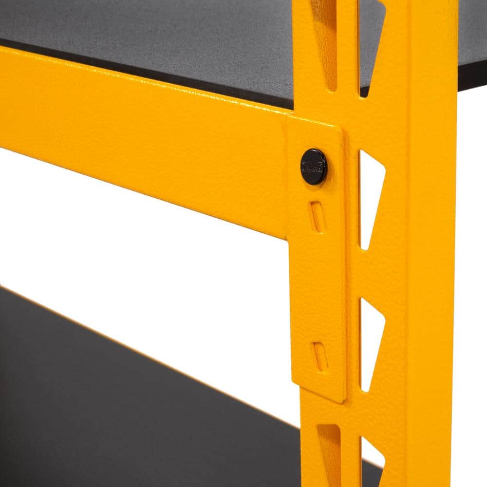 DeWalt 48" Yellow Steel 3-Shelf Adjustable Storage Rack