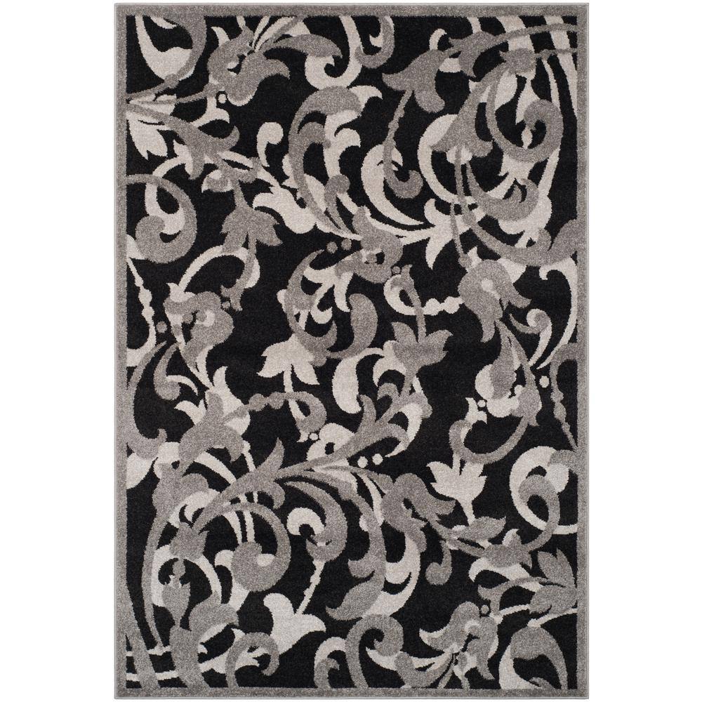 Amherst Anthracite/Light Gray 5 ft. x 8 ft. Border Area Rug price history on PriceWatchPro
