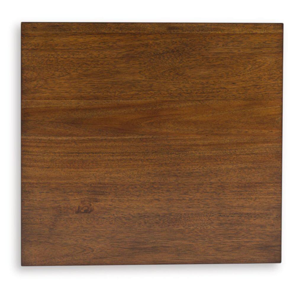 Sturlayne 26 in. Brown Rectangle MDF End Table with Shelf Storage - thumbnail 3
