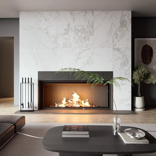 Reve Blanc 24 in. x 47 in. Porcelain Floor and Wall Tile (15.5 sq. ft. /Case)