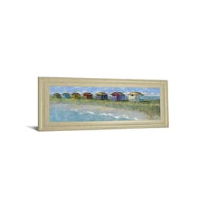 "Northeast Il" By Dominick Framed Print Abstract Wall Art 42 in. x 18 in.