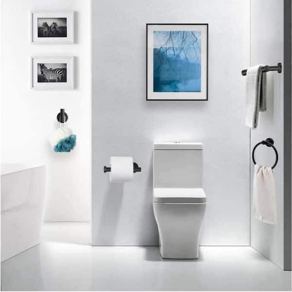 16 in. Paper Towel Holders with Paper Holders, Towel Rings and Robe Hooks for Kitchen, Bathroom and Organizing (10-Pack)