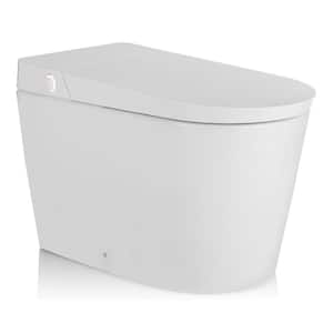 UXT Pearl 1.28 GPF Elongated Smart Toilet With Next Gen Bidet Tech in White, Auto Open, Auto Flush, Endless Warm Water