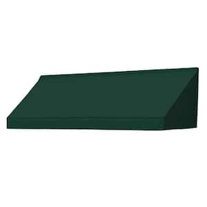 8 ft. Classic Manually Retractable Awning (26.5 in. Projection) in Forest Green