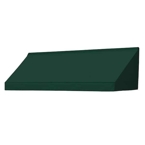 Awnings in a Box 8 ft. Classic Manually Retractable Awning (26.5 in. Projection) in Forest Green