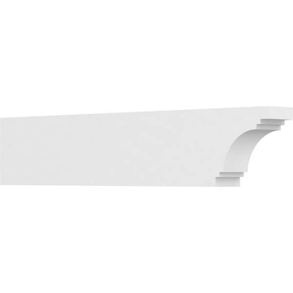 Ekena Millwork 3 in. x 6 in. x 30 in. Pescadero PVC Rafter Tail Brace