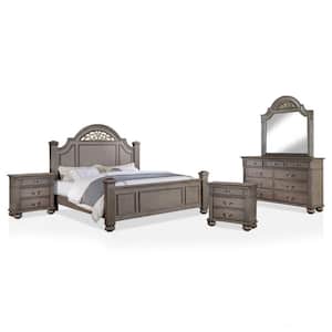 Stablewatch 5-Piece Wood Gray California King Bedroom Set
