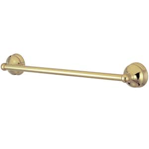 Vintage 24 in. Wall Mount Towel Bar in Polished Brass