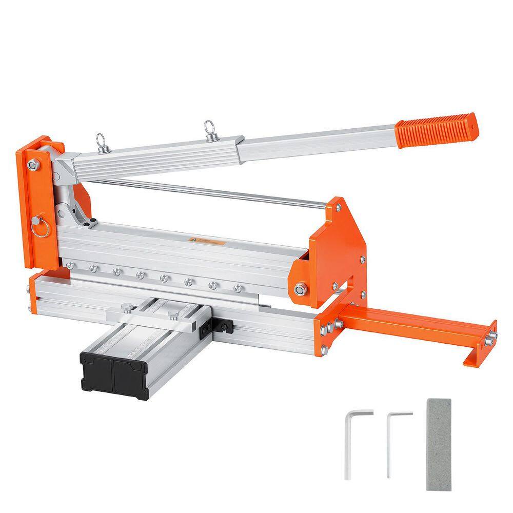12 in. Tile Cutter with D2 Steel Blade and Aluminum Lever and Telescoping Plate, Cuts LVT LVP SPC WPC VCT Wood price history on PriceWatchPro