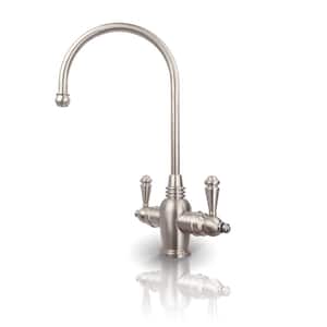 Arlington 2-Handle Instant Hot and Cold Reverse Osmosis Drinking Water Dispenser Faucet in Brushed Nickel