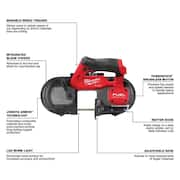 M12 FUEL 12V Lithium-Ion Cordless Compact Band Saw W/M12 4.0 Ah Starter Kit