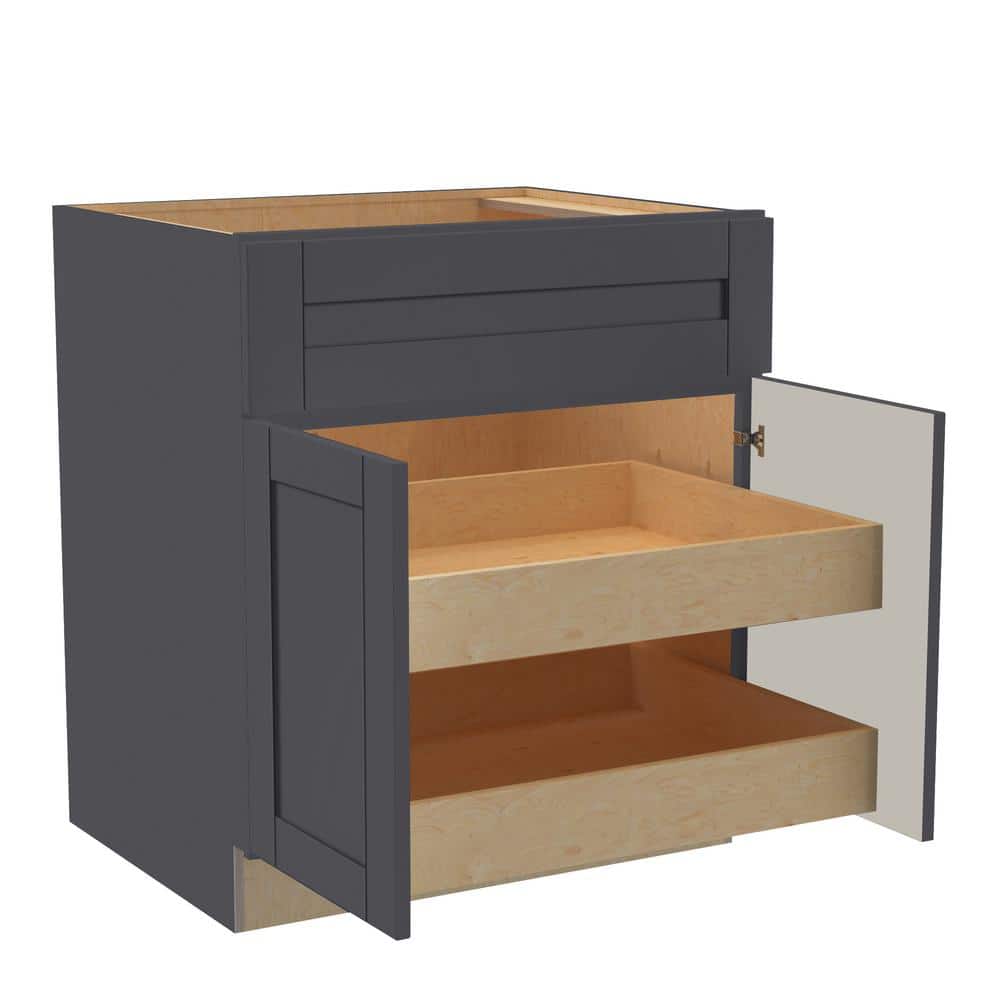 Washington 30 in. W x 24 in. D x 34.5 in. H Assembled Plywood Base Kitchen 