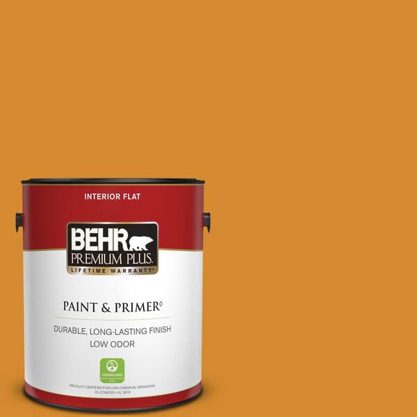 BEHR PREMIUM PLUS 1 gal. #S-H-300 Opulent Flat Low Odor Interior Paint & Primer