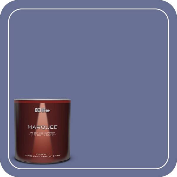 BEHR MARQUEE 1 qt. #620D-6 Royal Intrigue Matte Interior Paint & Primer